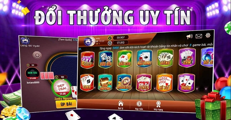 Liệt kê một số game bài đổi thưởng phổ biến trên Vegas79