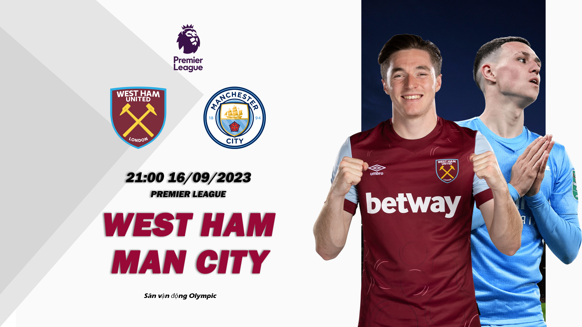 Nhận định West Ham vs Man City