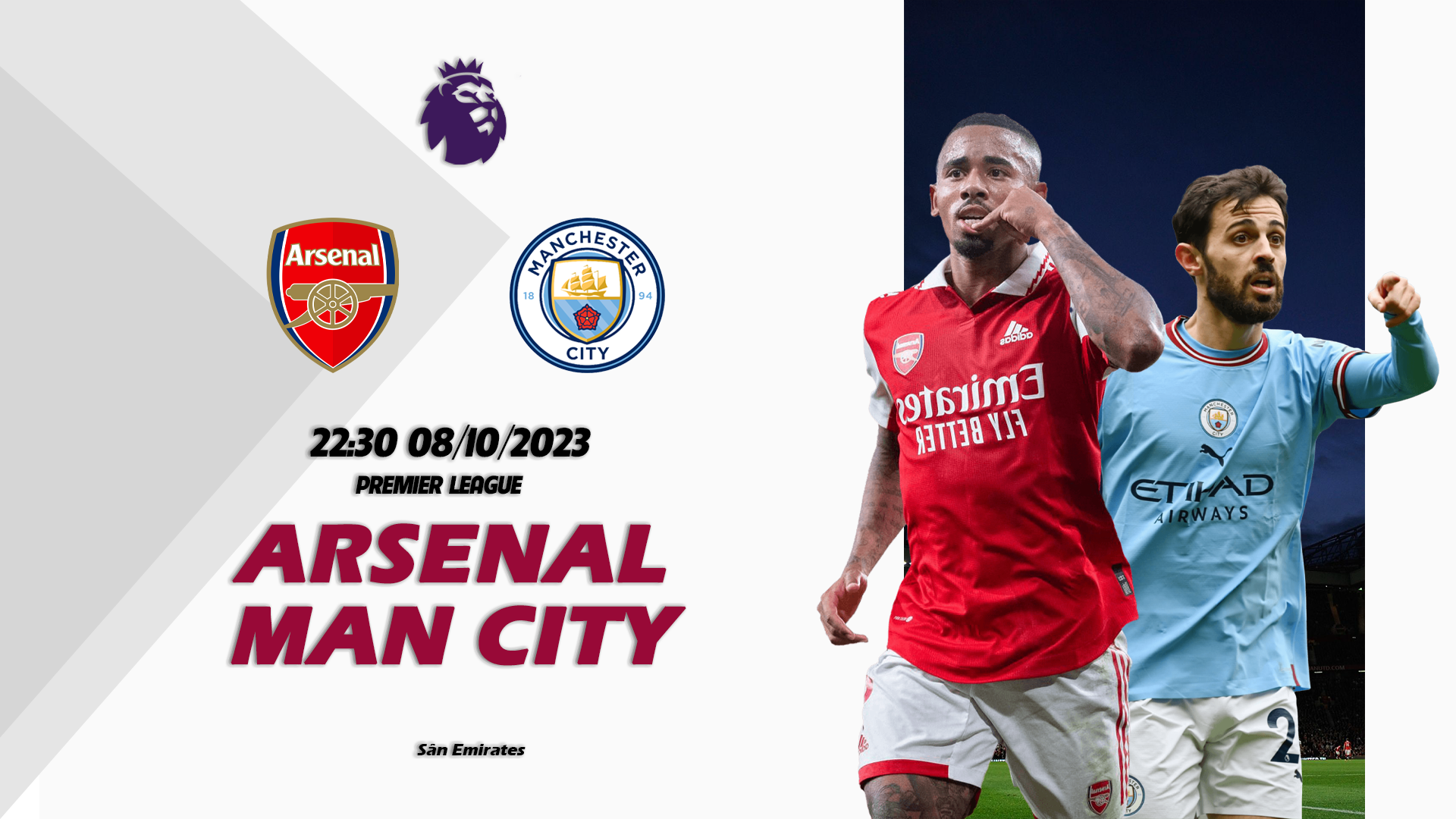 Nhận định Arsenal vs Man City