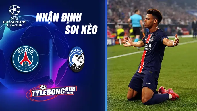 Soi Kèo PSG vs Atalanta lúc 02h00 ngày 18/09