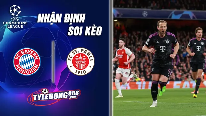 Soi Kèo Bayern Munich vs St. Pauli lúc 21h30 ngày 29/11
